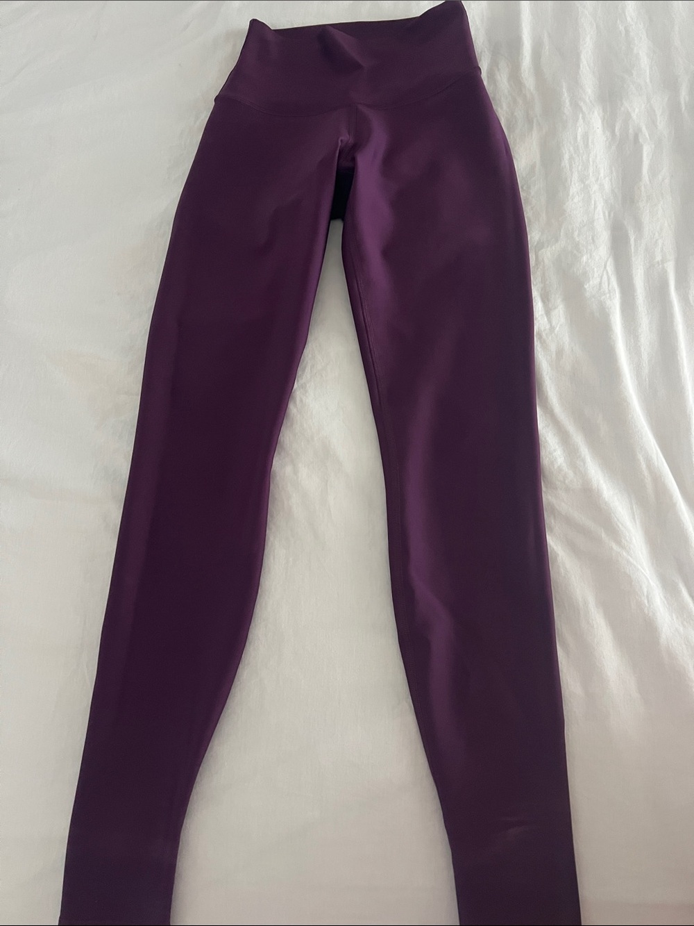 ALO Yoga High-Waist Plum Purple Leggings Long